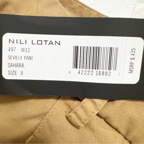 Nili Lotan Seville Pant NWT 8 - Picture 9 of 15